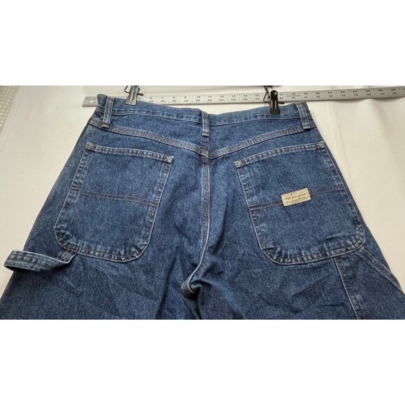 Wrangler jeans mens 33 x 31 carpenter utility pockets 94LS0DV blue - Picture 4 of 8